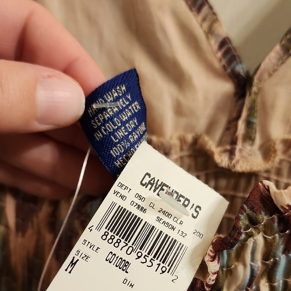 Chevron Patterned Multicolor Dress - Picture 9 of 9